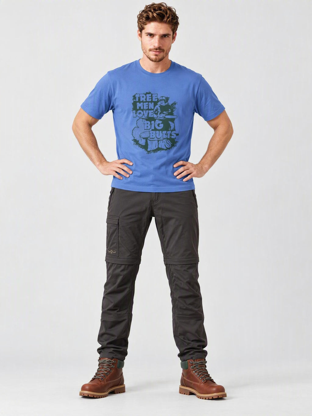 Tree Men Love Big Butts Organic Cotton T-Shirt