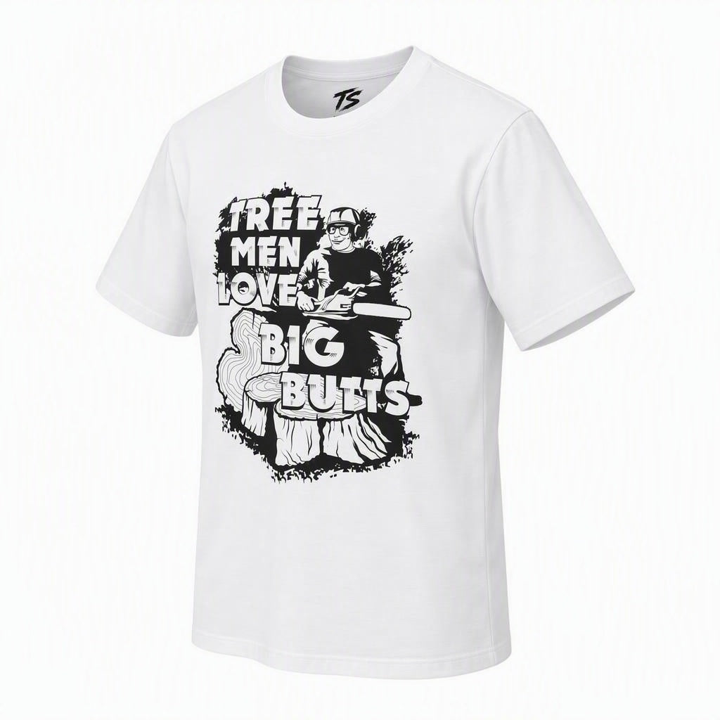 Tree Men Love Big Butts Organic Cotton T-Shirt