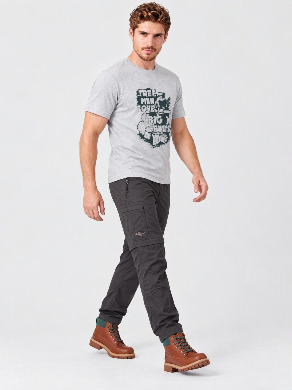 Tree Men Love Big Butts Organic Cotton T-Shirt