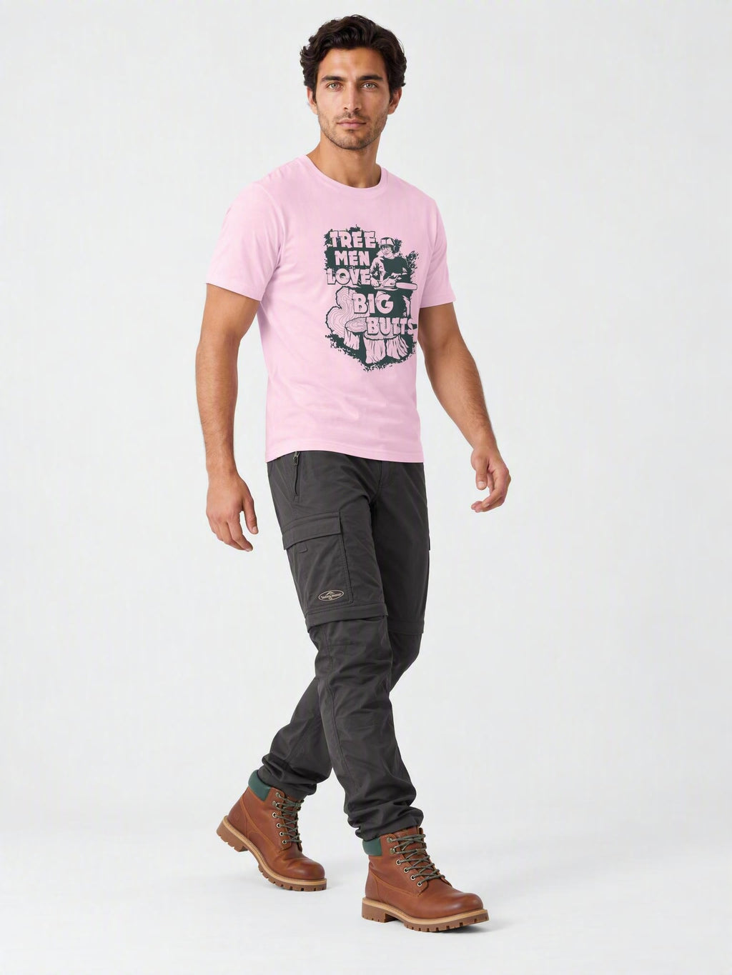 Tree Men Love Big Butts Organic Cotton T-Shirt