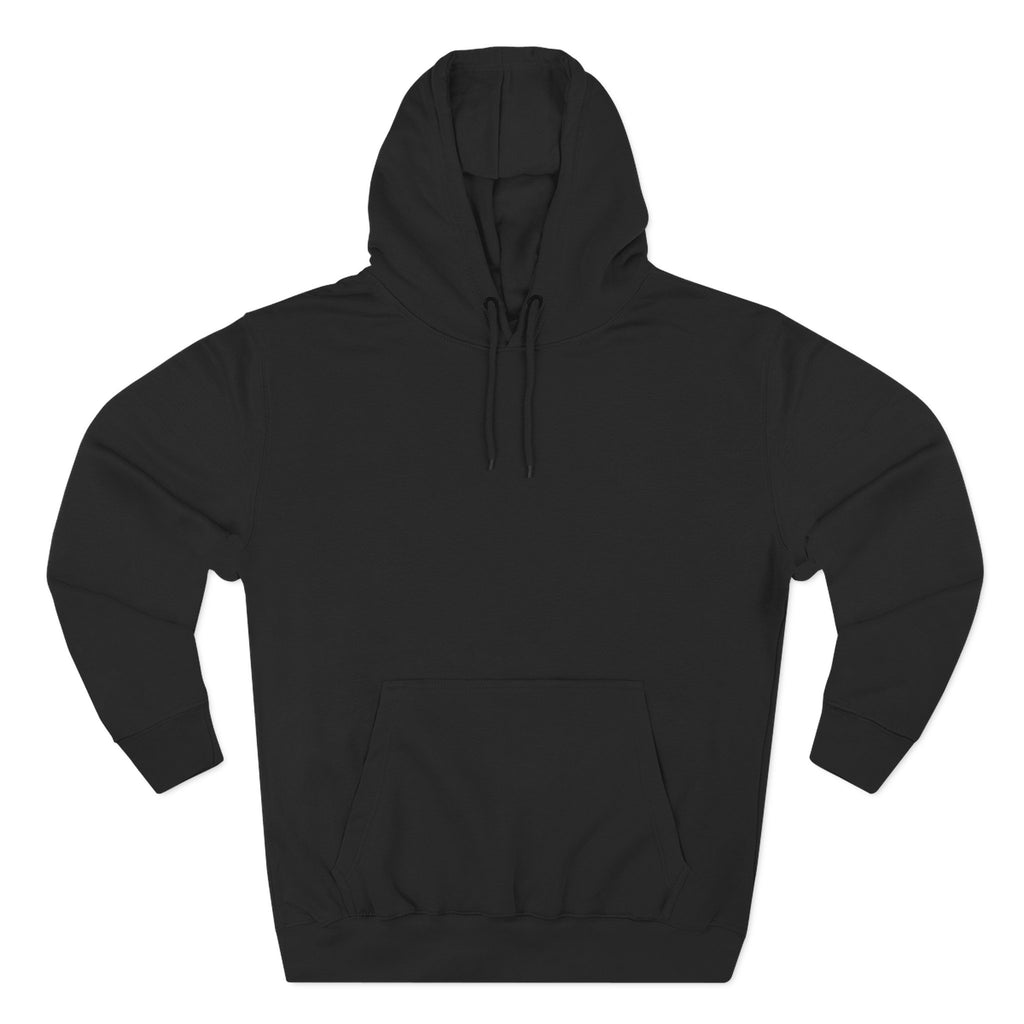 Black hoodie on a white background