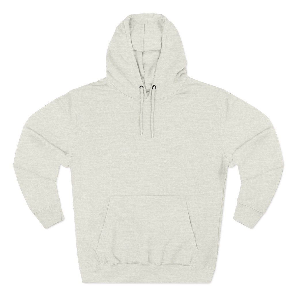 Beige hoodie on a white background