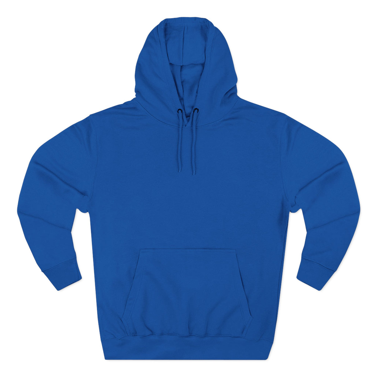 Blue hoodie on a white background