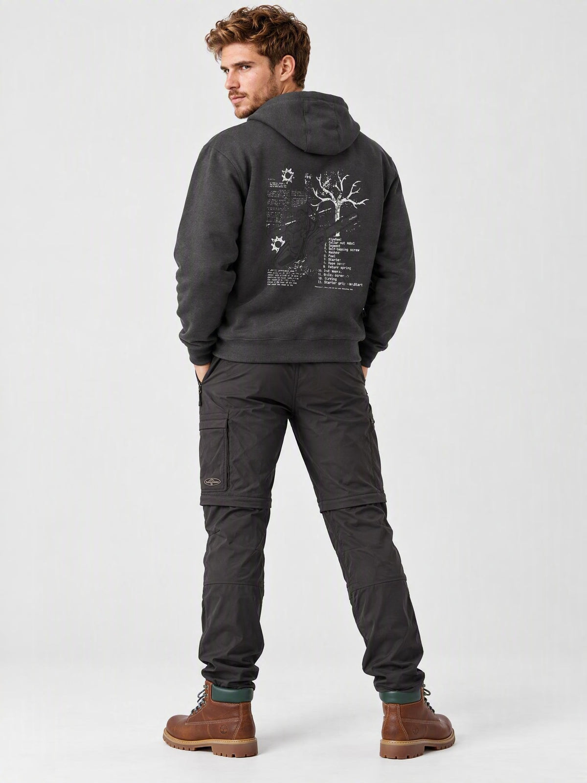 Chainsaw Exploded Diagram Hoodie