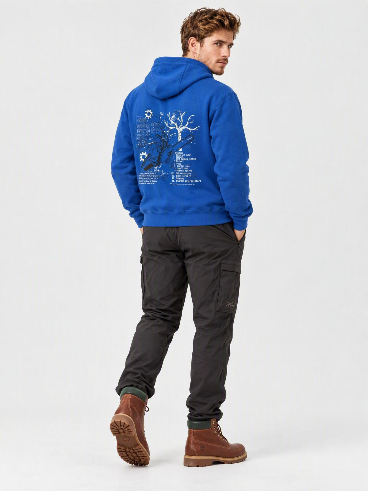Chainsaw Exploded Diagram Hoodie