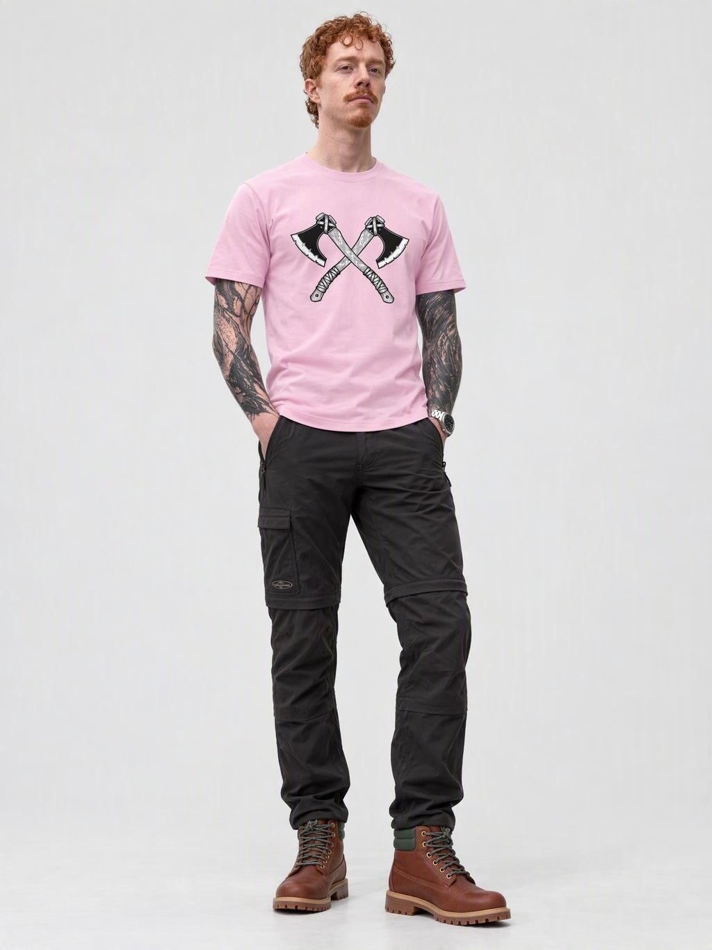 Crossed Axes Organic Cotton T-Shirt
