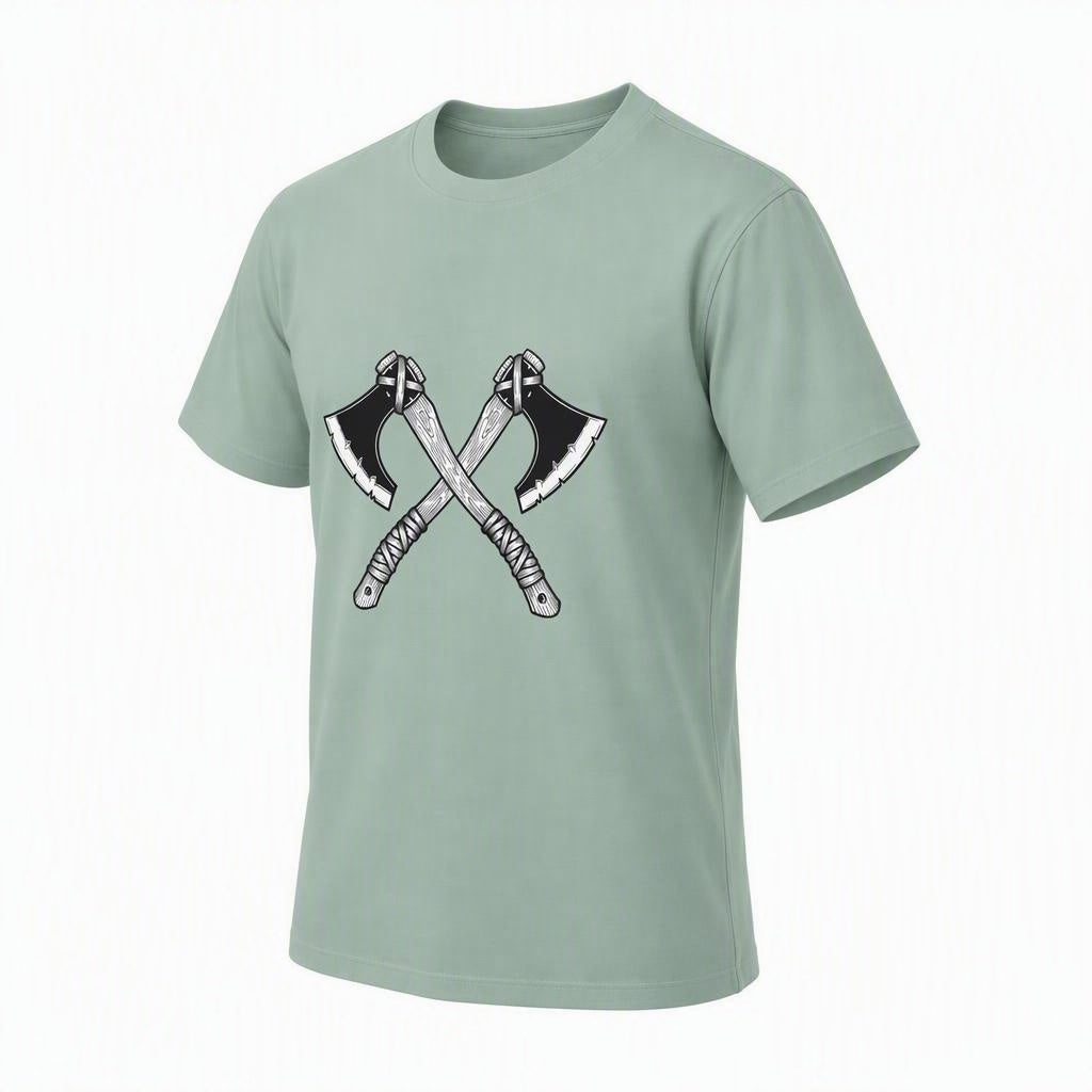 Crossed Axes Organic Cotton T-Shirt