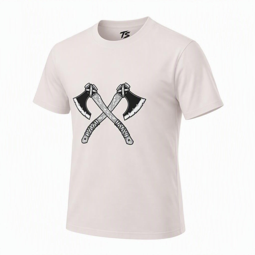 Crossed Axes Organic Cotton T-Shirt