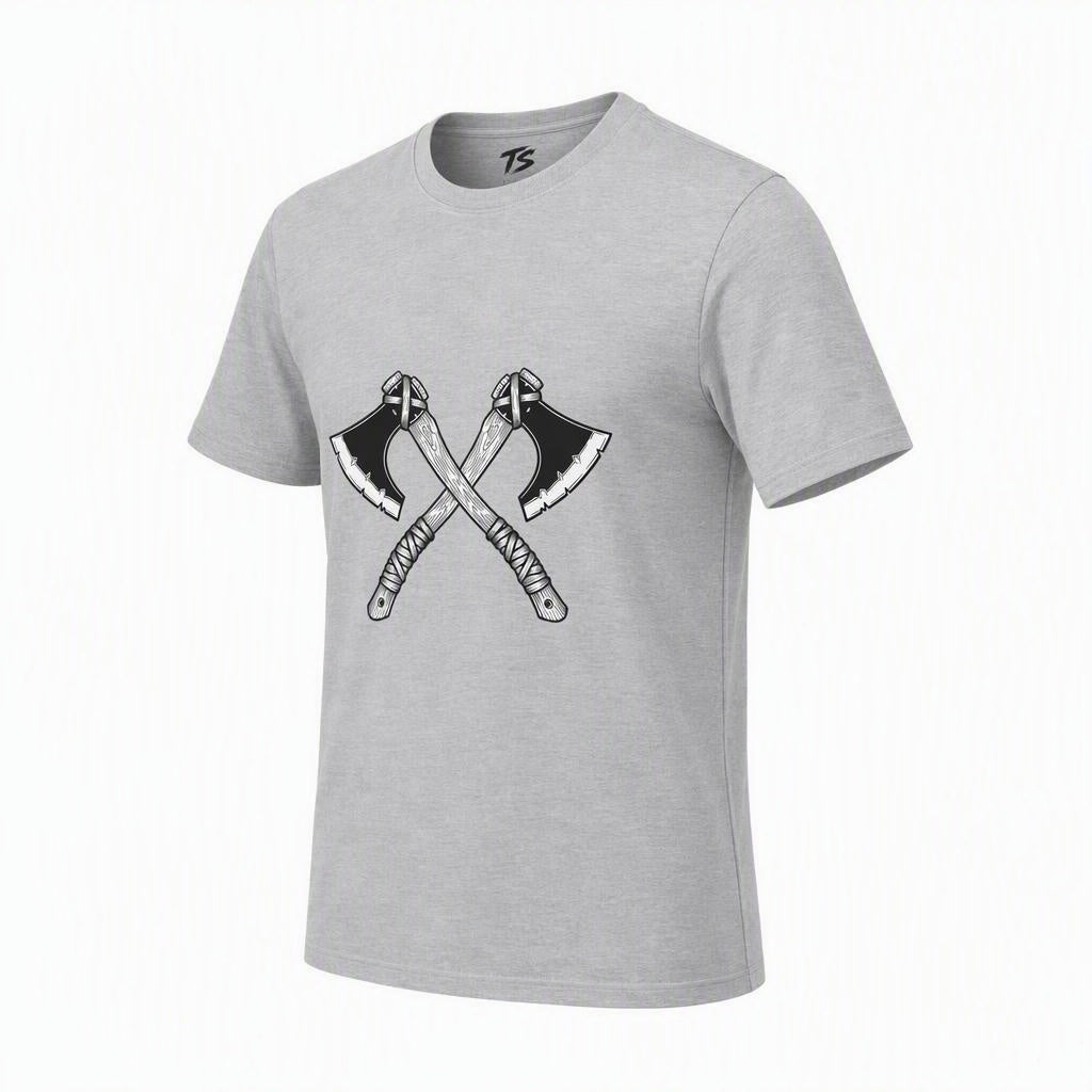 Crossed Axes Organic Cotton T-Shirt