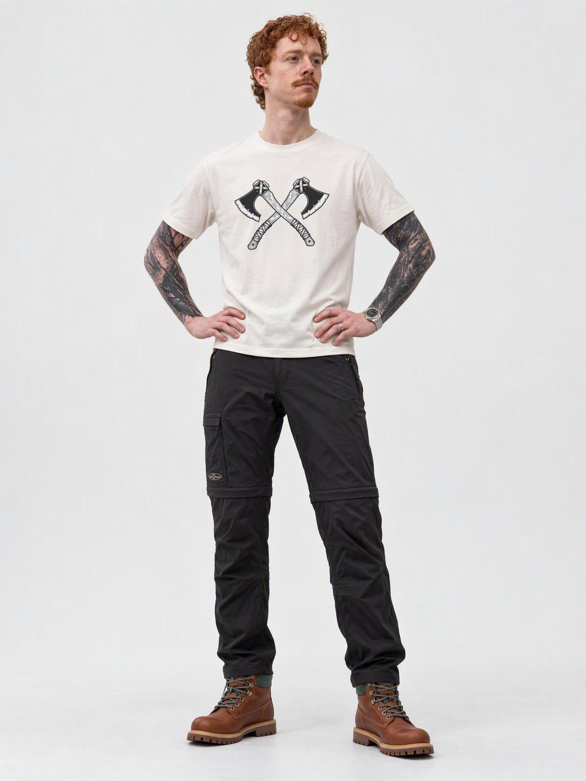 Crossed Axes Organic Cotton T-Shirt
