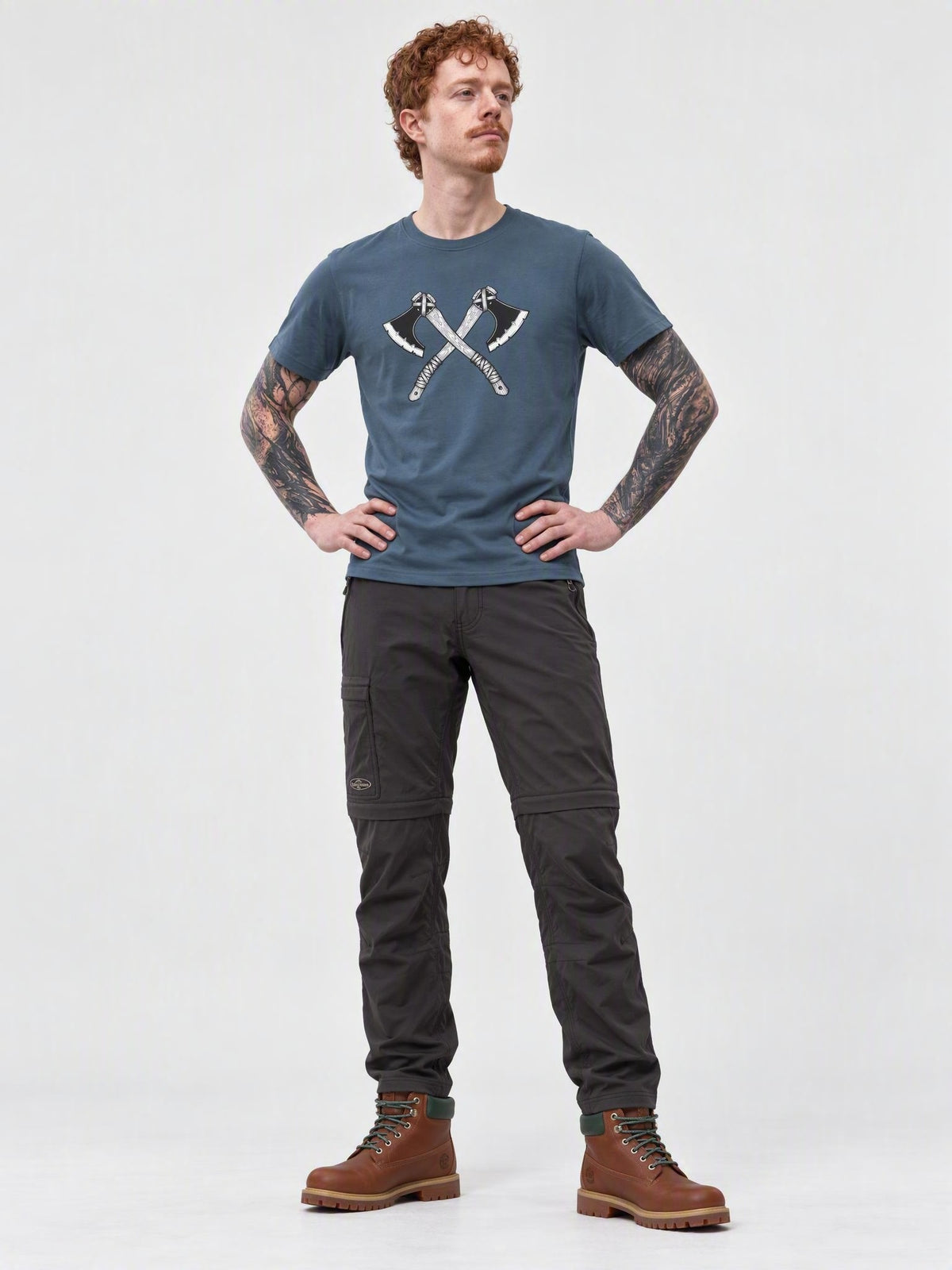 Crossed Axes Organic Cotton T-Shirt