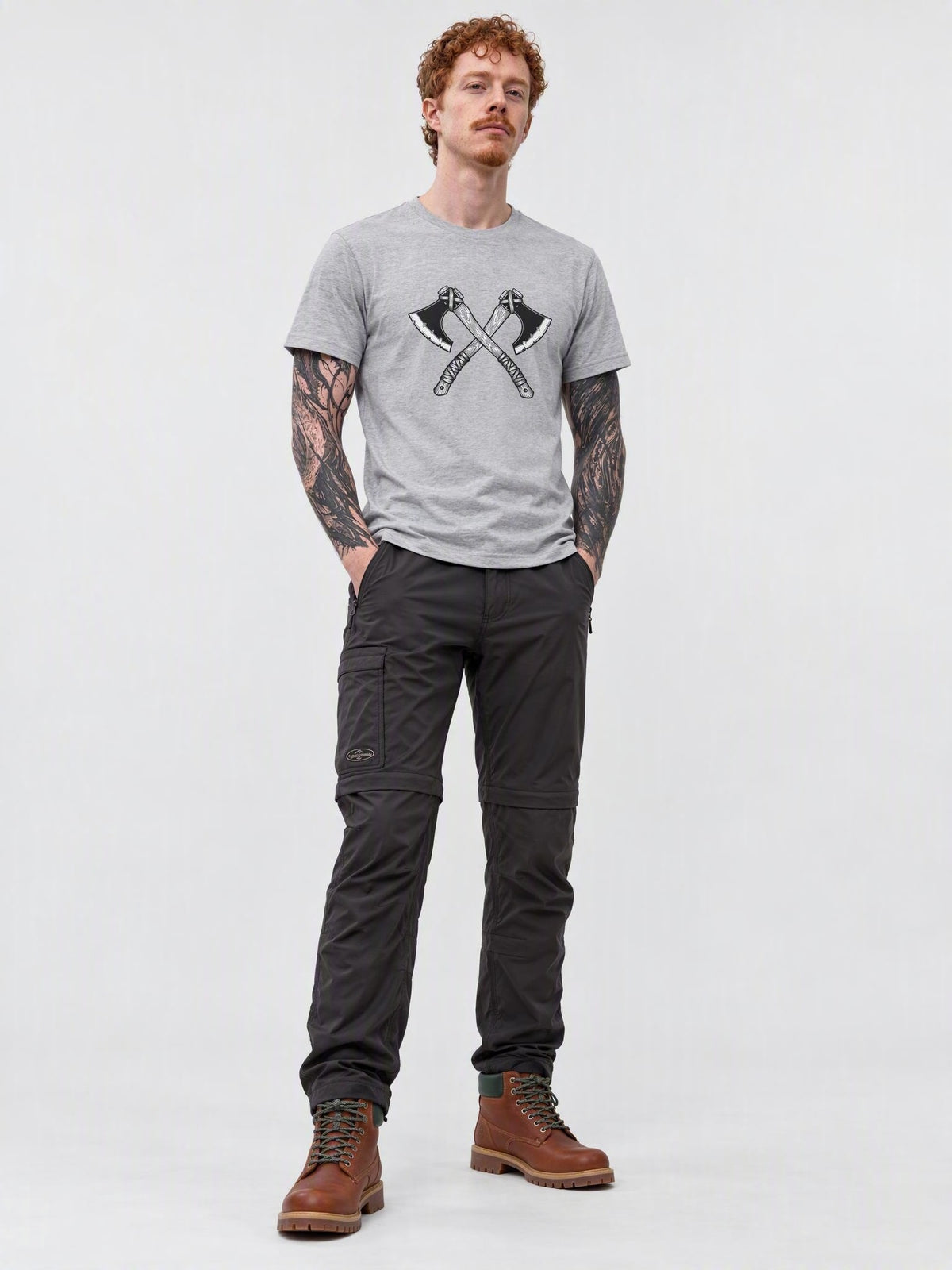 Crossed Axes Organic Cotton T-Shirt