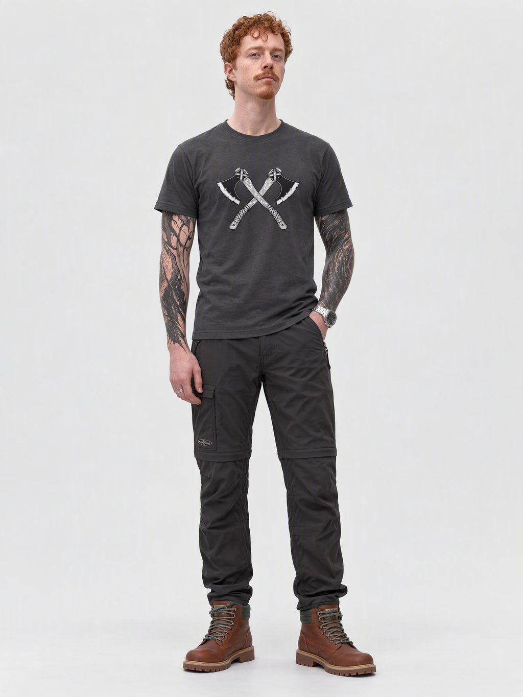 Crossed Axes Organic Cotton T-Shirt
