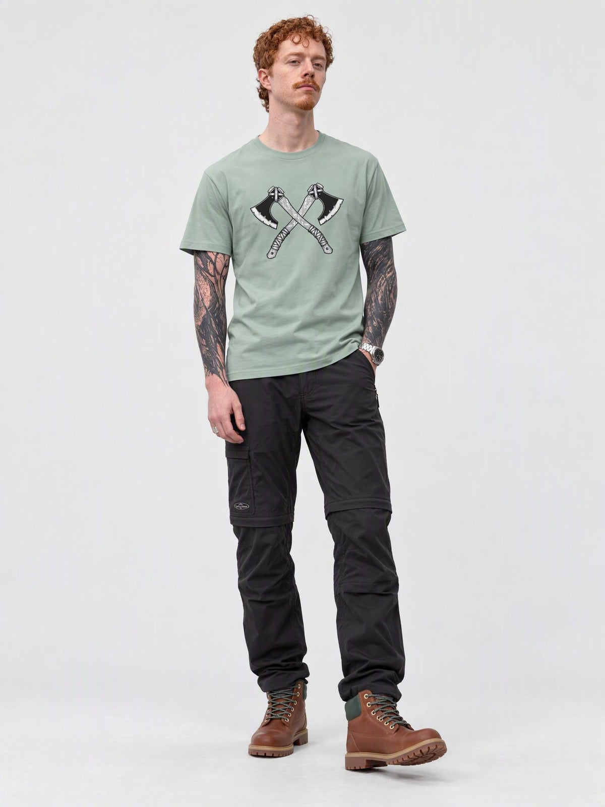 Crossed Axes Organic Cotton T-Shirt