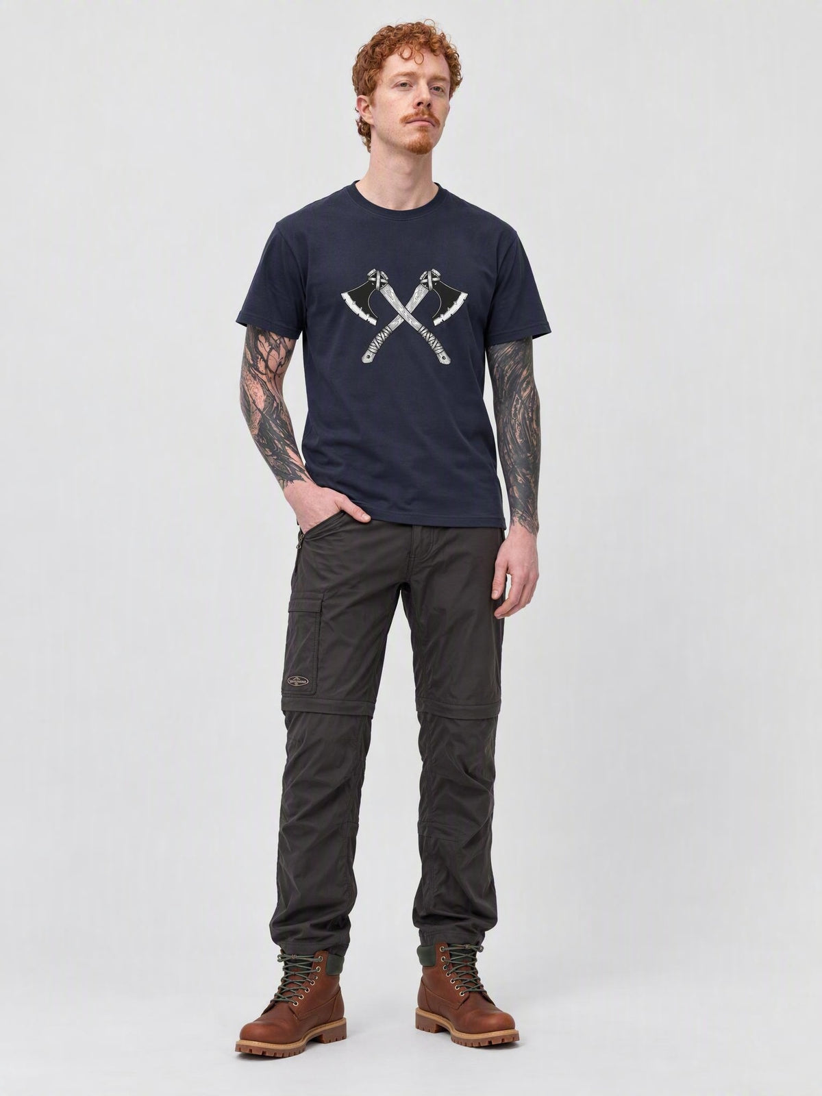 Crossed Axes Organic Cotton T-Shirt