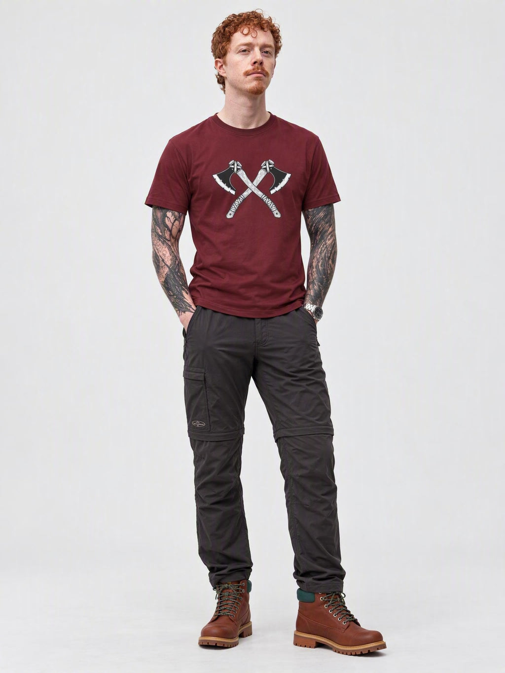 Crossed Axes Organic Cotton T-Shirt