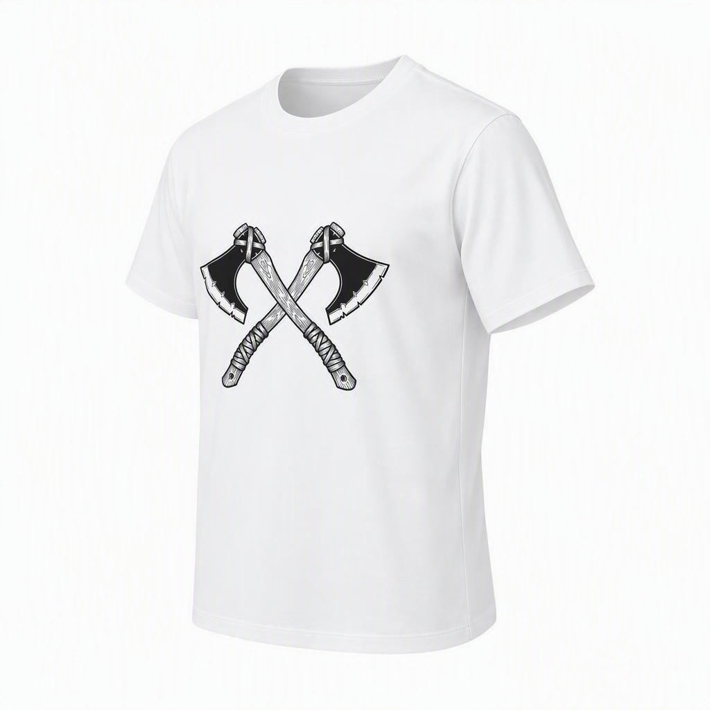 Crossed Axes Organic Cotton T-Shirt