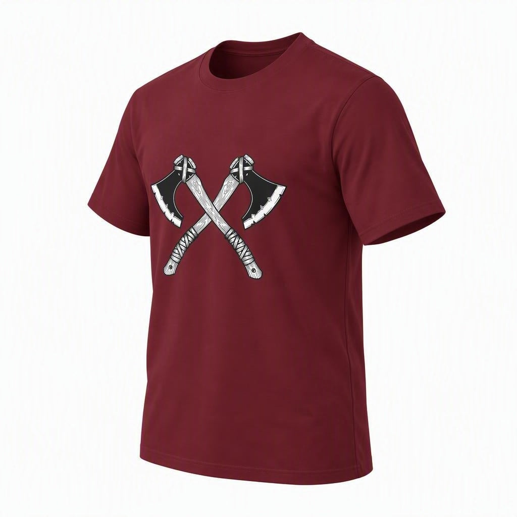 Crossed Axes Organic Cotton T-Shirt