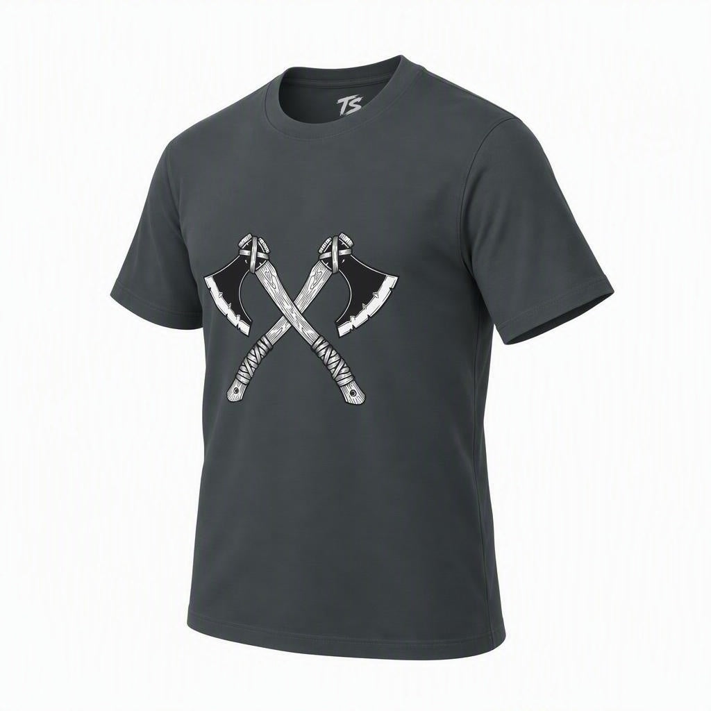 Crossed Axes Organic Cotton T-Shirt
