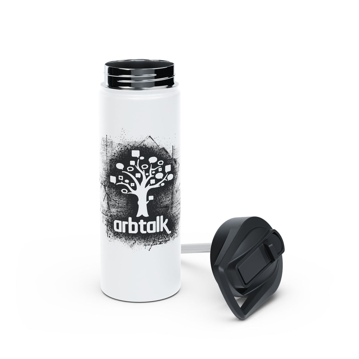 Arbtalk Tree Speech Bubble Stainless Steel Insulated Water Bottle