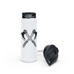 Crossed Axes Stainless Steel Insulated Water Bottle