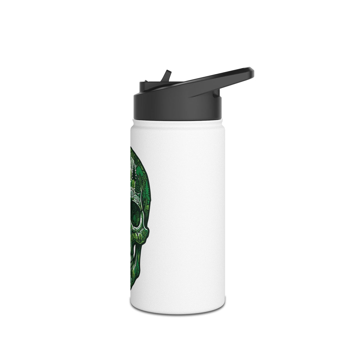 Forest Skull Stainless Steel Insulated Water Bottle