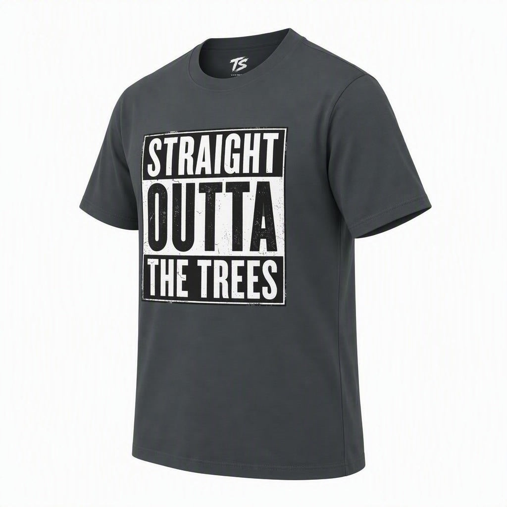 Straight Outta The Trees Organic Cotton T-Shirt