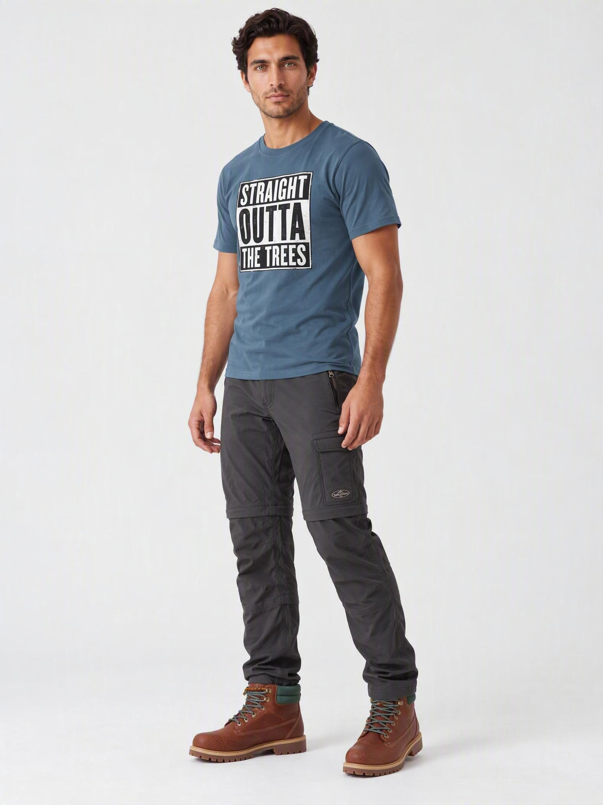 Straight Outta The Trees Organic Cotton T-Shirt