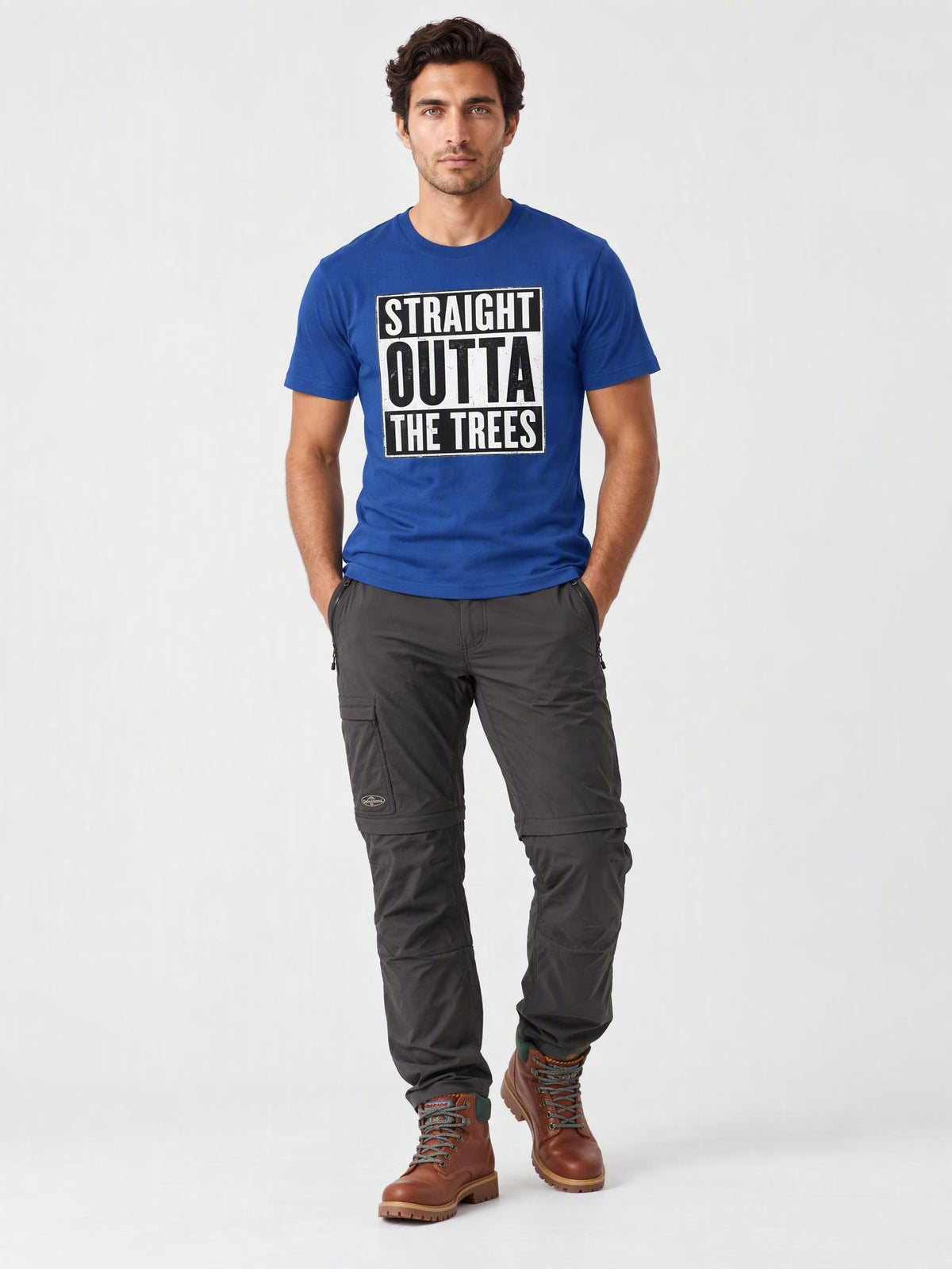 Straight Outta The Trees Organic Cotton T-Shirt