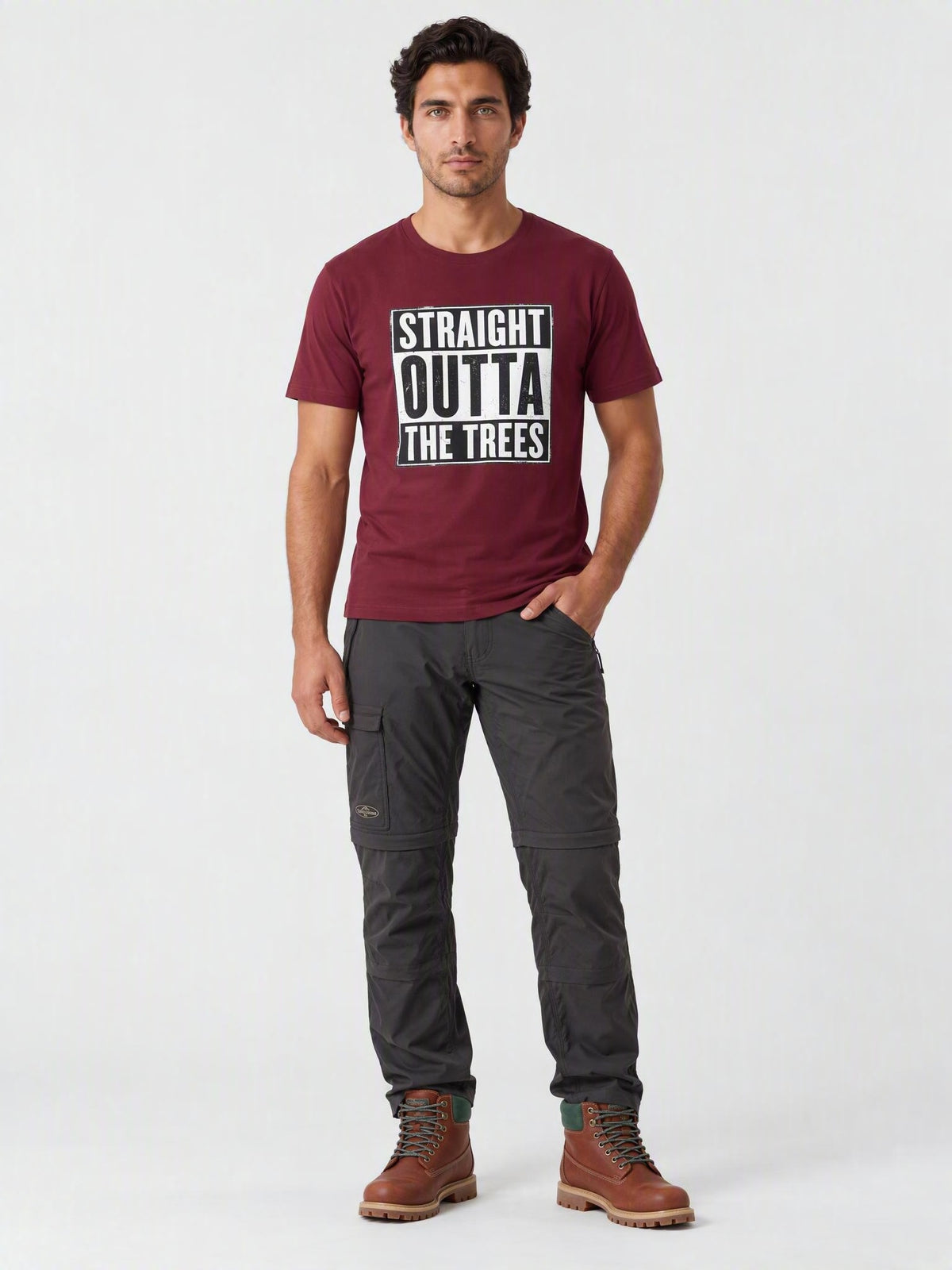 Straight Outta The Trees Organic Cotton T-Shirt