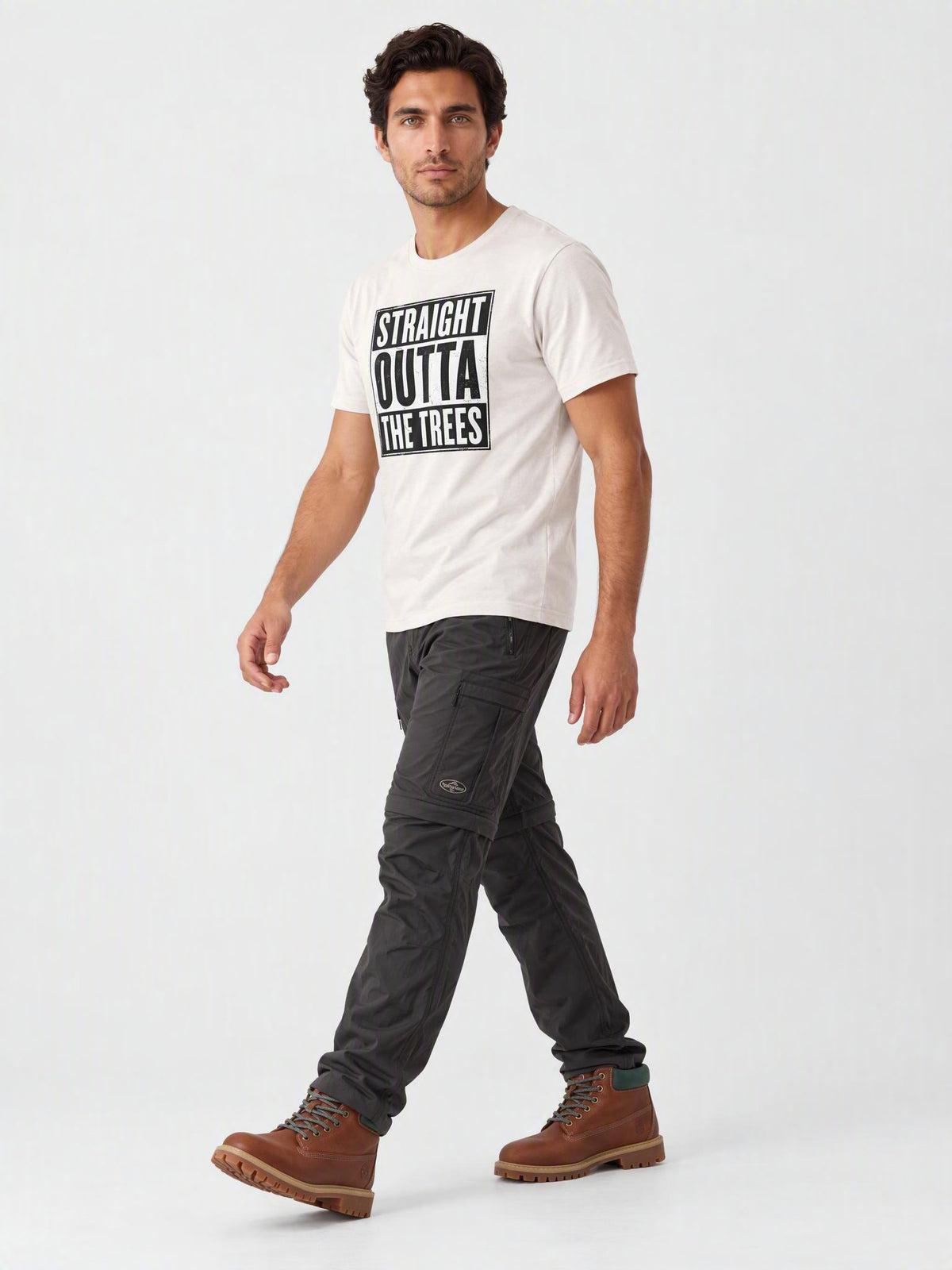 Straight Outta The Trees Organic Cotton T-Shirt
