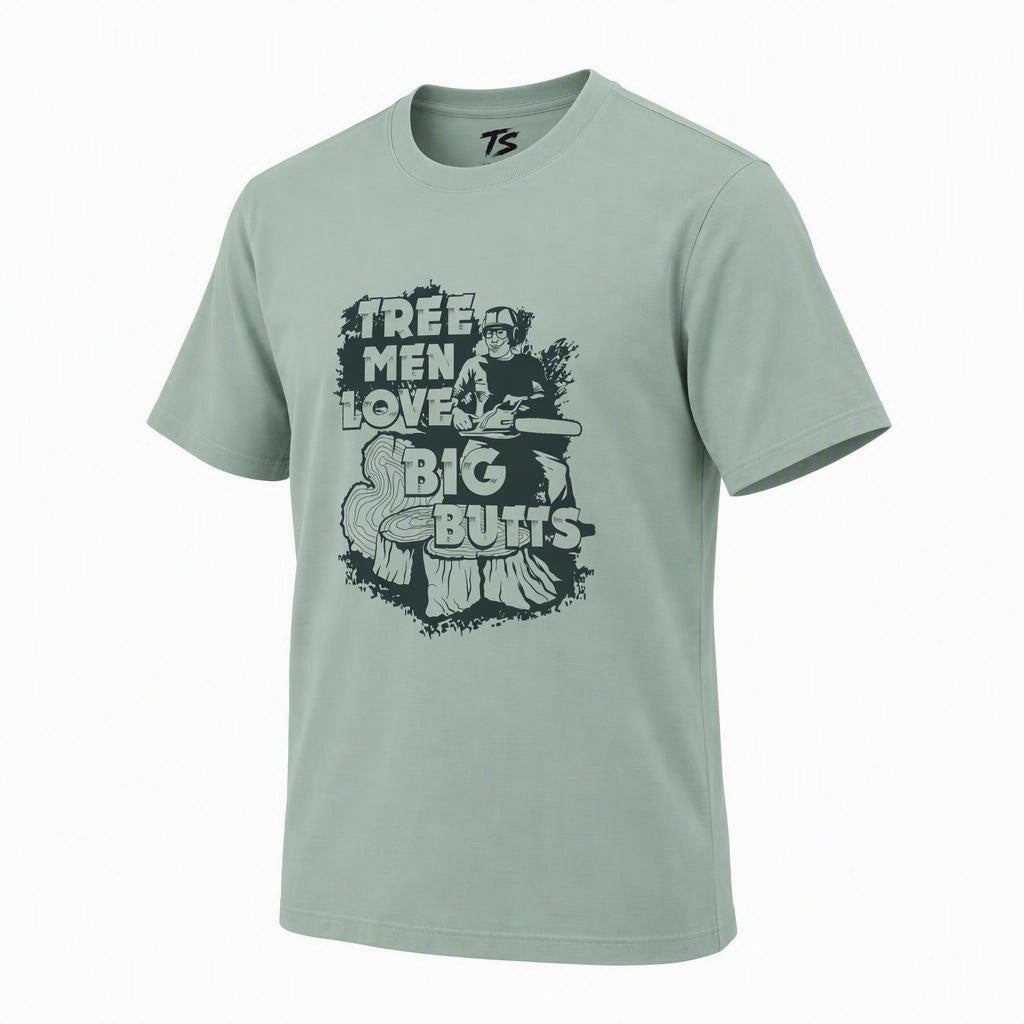 Tree Men Love Big Butts Organic Cotton T-Shirt