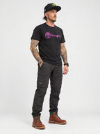 Treeworker Pink Ribbon Full Logo Organic Cotton T-Shirt